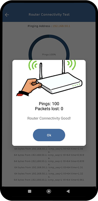 Router Connectivity Test